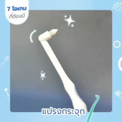 แปรงกระจุก (End tuff brush or single tuff brush)